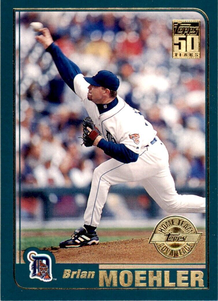 2001 TOPPS BRIAN MOEHLER . DETROIT TIGERS #558
