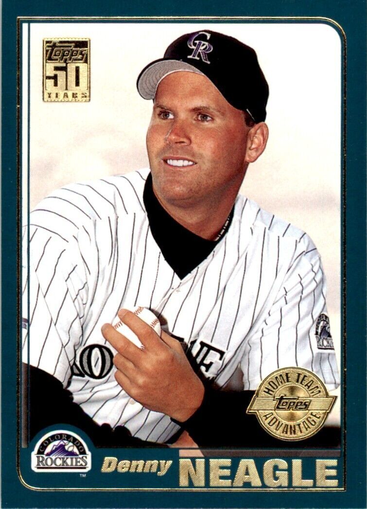 2001 TOPPS DENNY NEAGLE . COLORADO ROCKIES #693