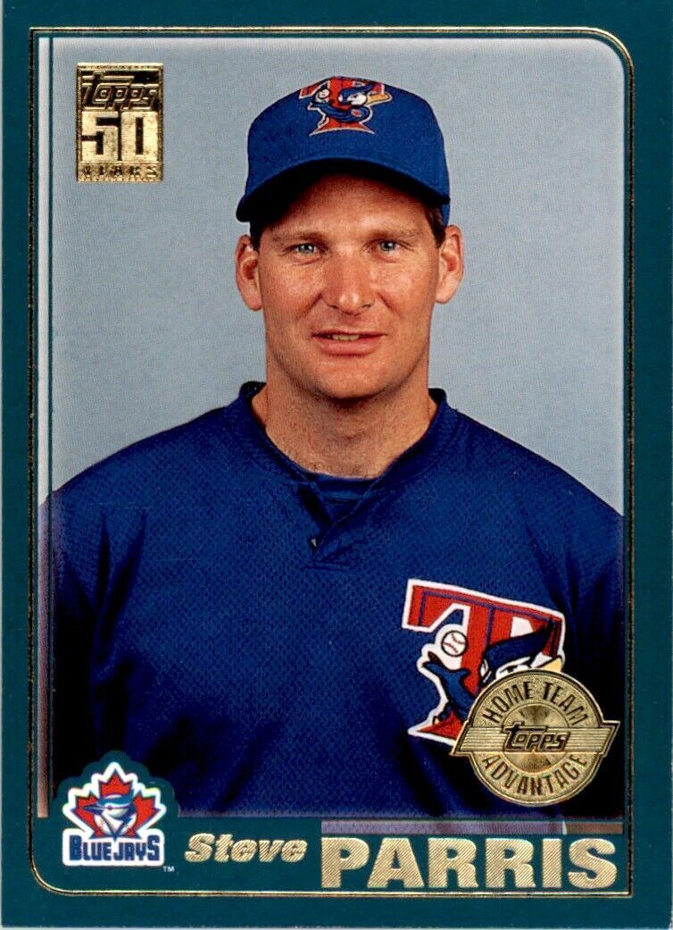 2001 TOPPS STEVE PARRIS . TORONTO BLUE JAYS #634