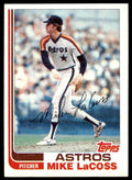 1982 TOPPS TRADED MIKE LACOSS . HOUSTON ASTROS #61T