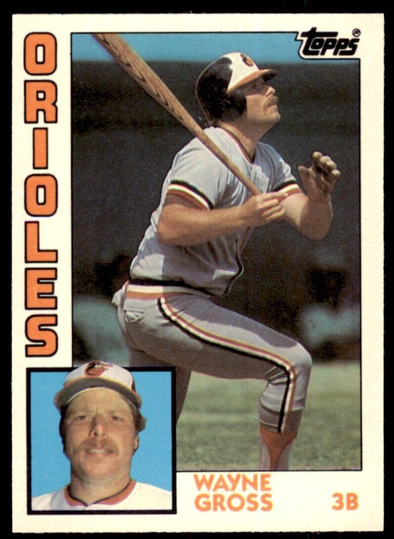 1984 TOPPS TRADED WAYNE GROSS . BALTIMORE ORIOLES #44T