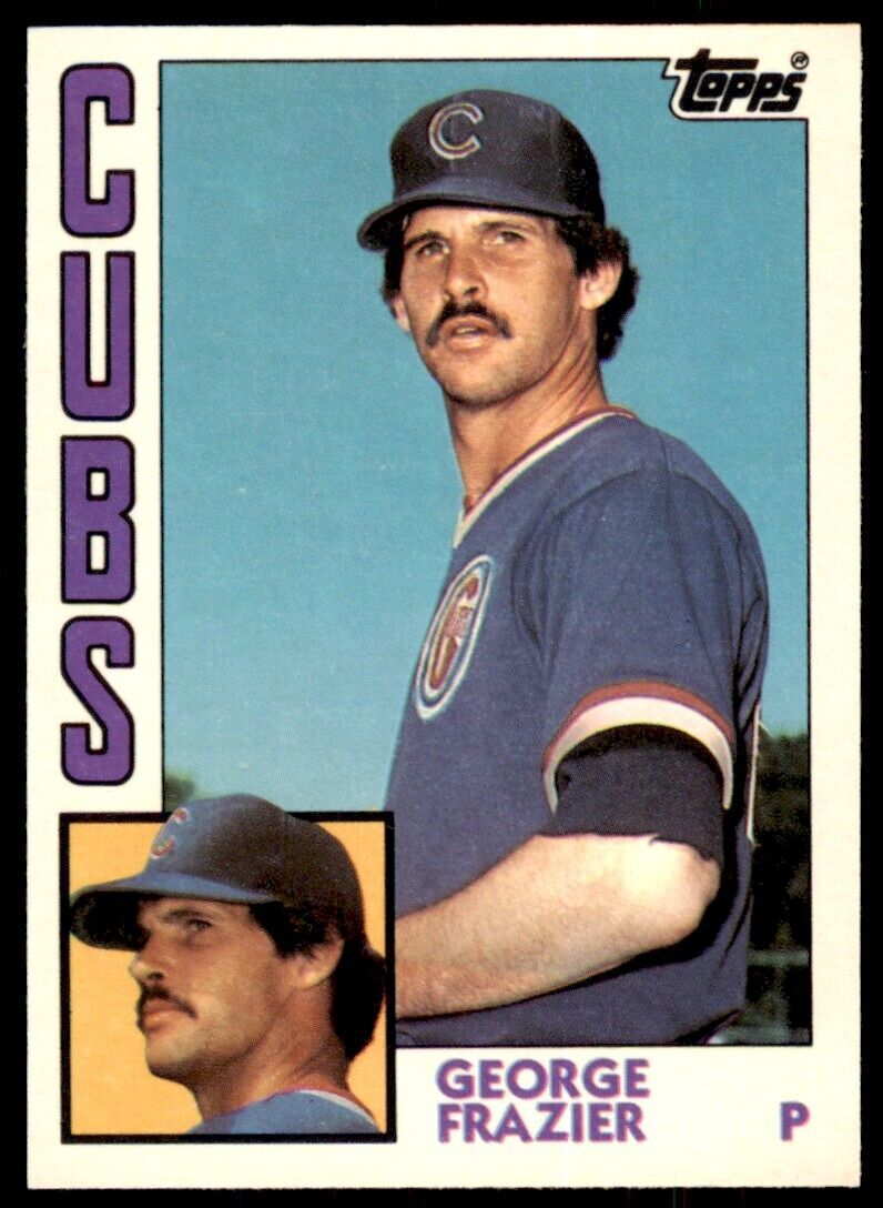 1984 TOPPS TRADED GEORGE FRAZIER . CHICAGO CUBS #39T