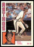 1984 TOPPS TRADED ENOS CABELL . HOUSTON ASTROS #21T