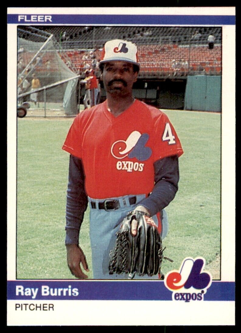 1984 FLEER RAY BURRIS . MONTREAL EXPOS #270