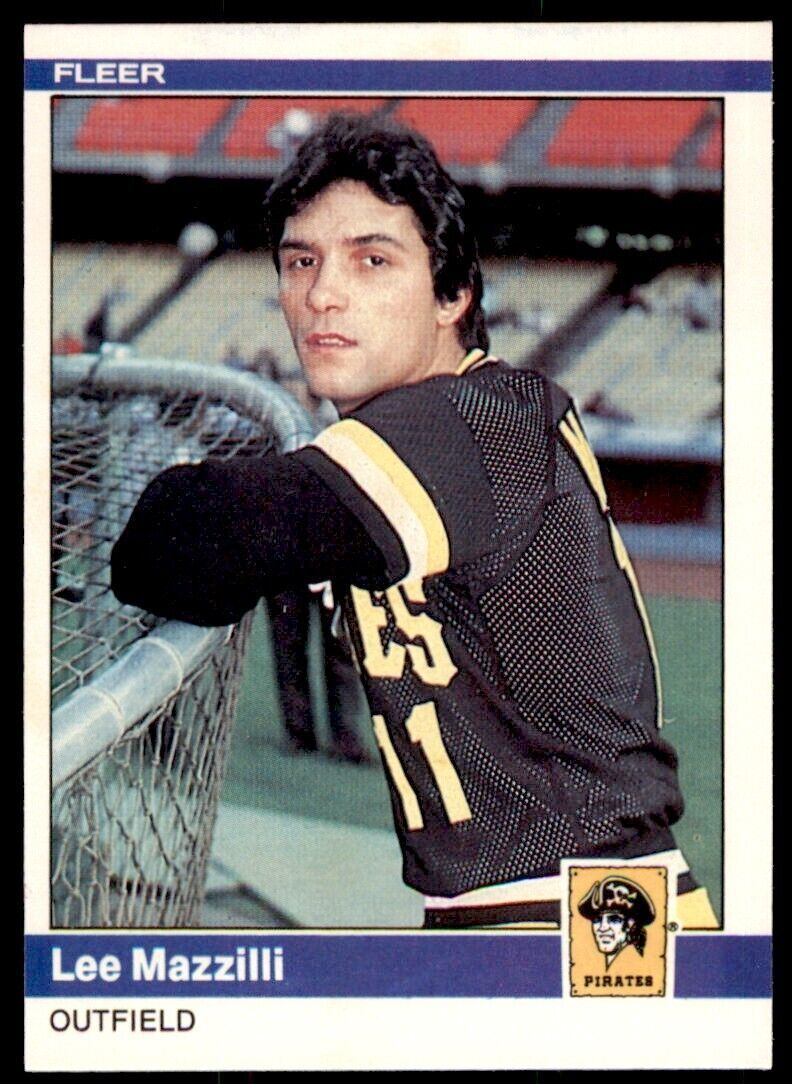 1984 FLEER LEE MAZZILLI . PITTSBURGH PIRATES #255
