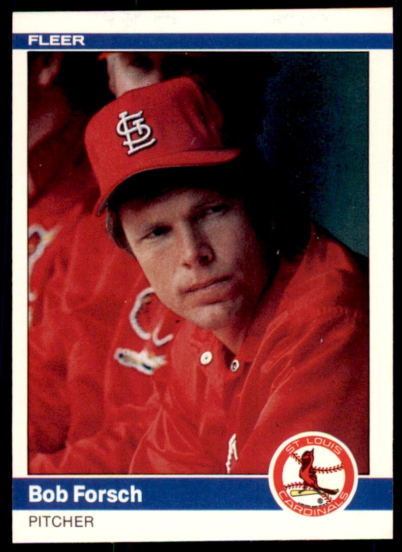 1984 FLEER BOB FORSCH . ST. LOUIS CARDINALS #322