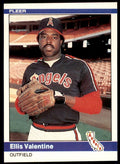 1984 FLEER ELLIS VALENTINE . CALIFORNIA ANGELS #529