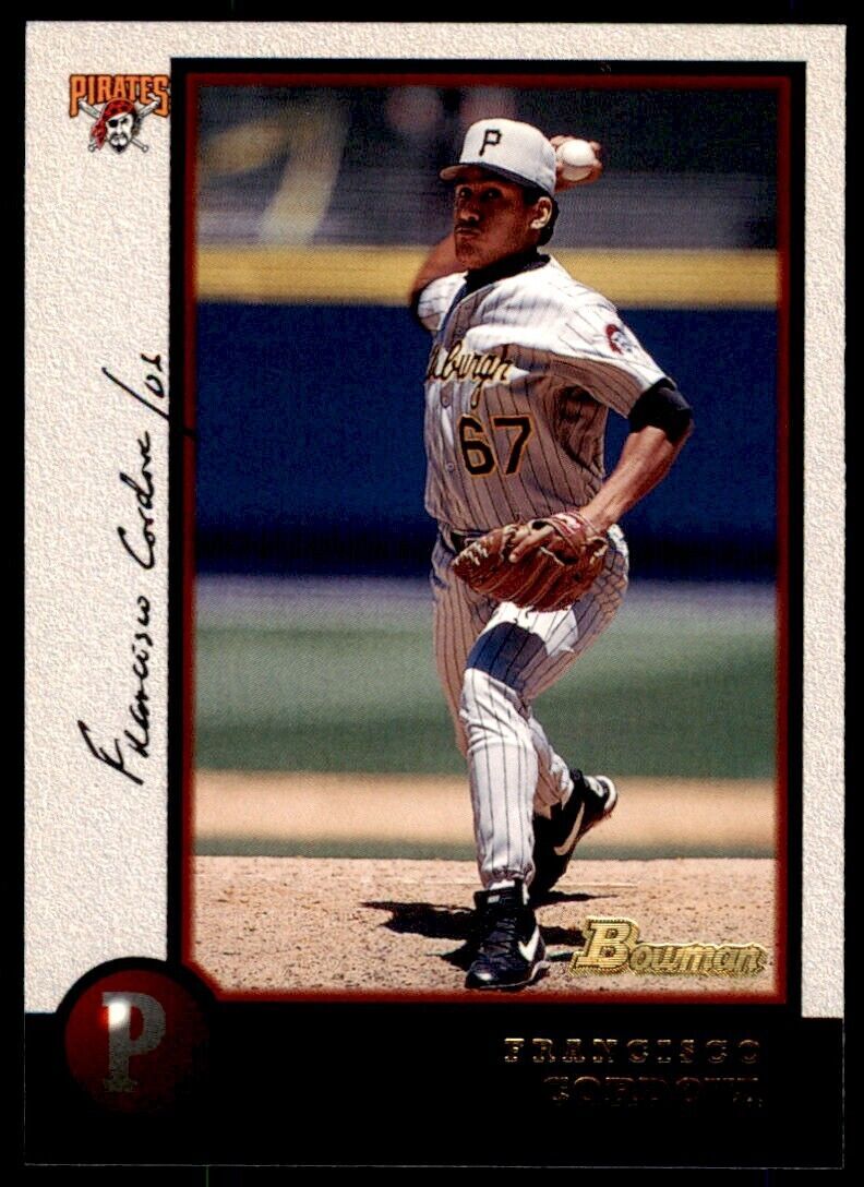 1998 BOWMAN FRANCISCO CORDOVA . PITTSBURGH PIRATES #286