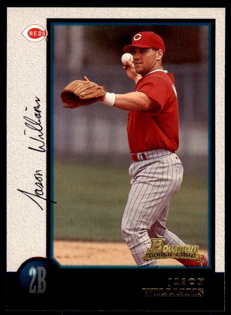 1998 Bowman Jason Williams . Cincinnati Reds #378