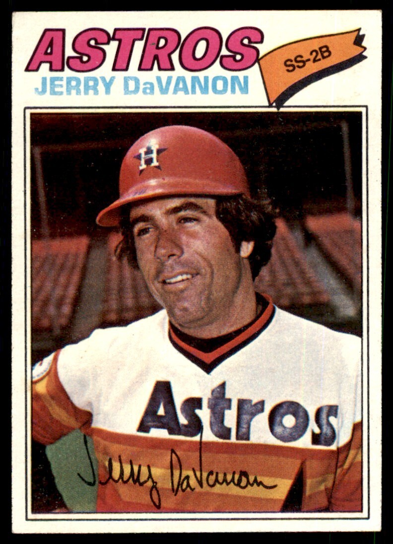 1977 TOPPS JERRY DAVANON HOUSTON ASTROS #283