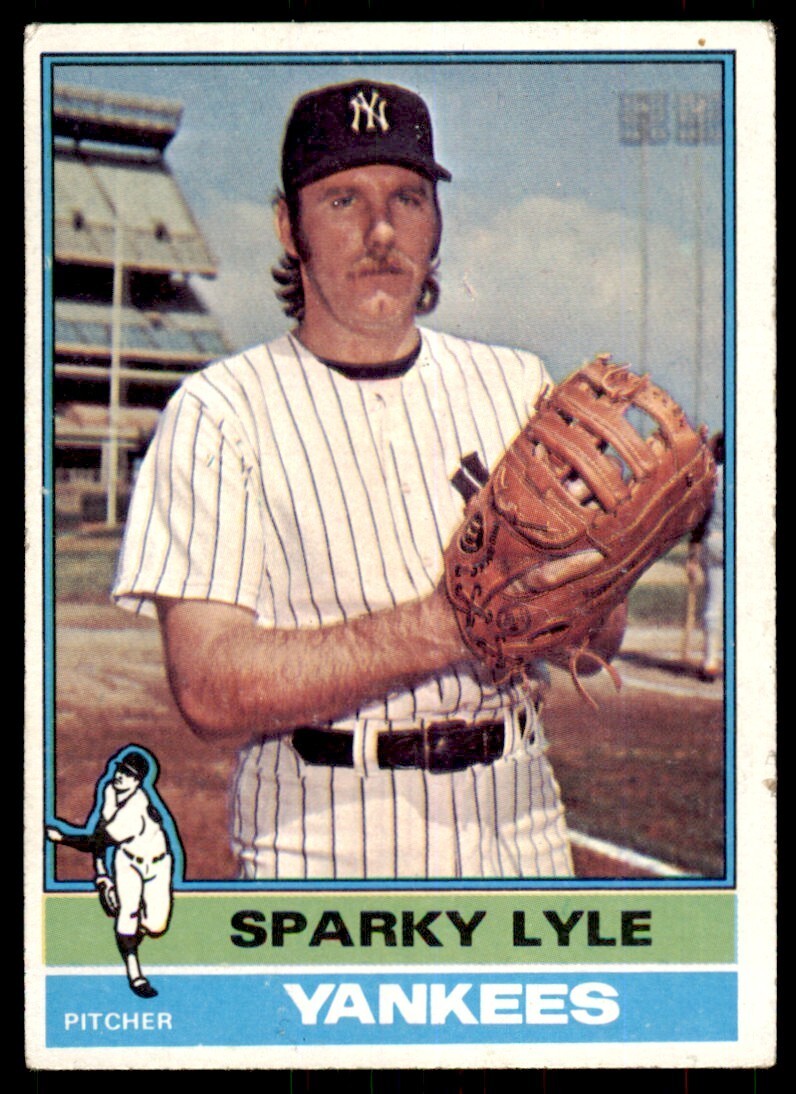 1976 TOPPS SPARKY LYLE NEW YORK YANKEES #545