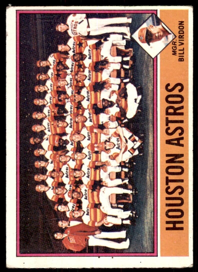1976 TOPPS HOUSTON ASTROS - BILL VIRDON HOUSTON ASTROS #147