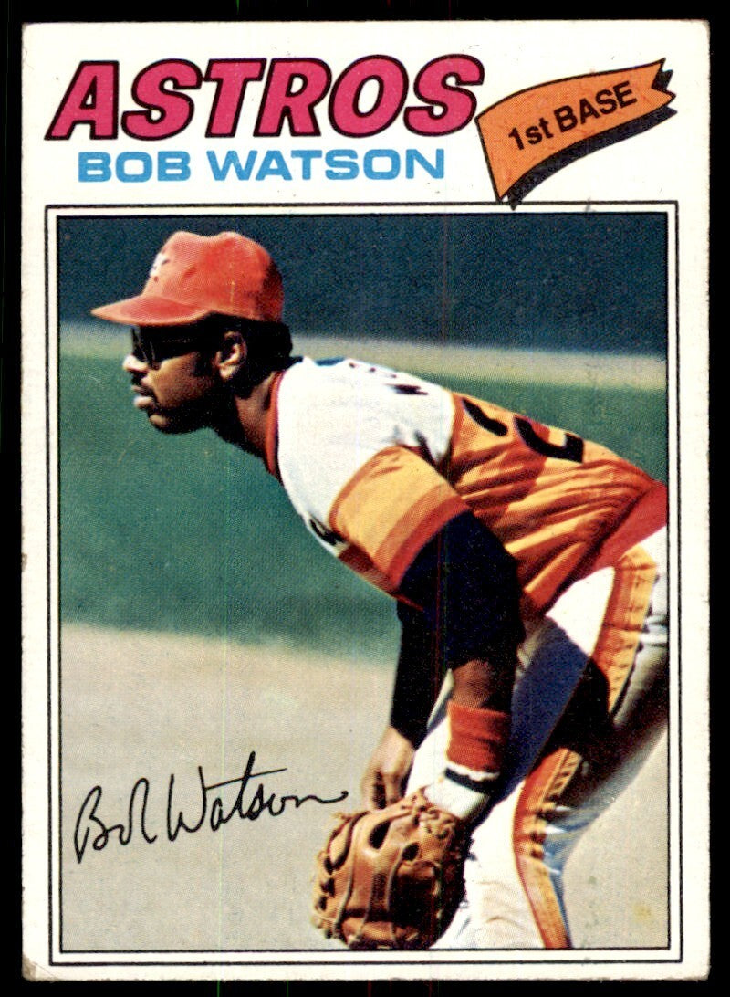 1977 TOPPS BOB WATSON HOUSTON ASTROS #540