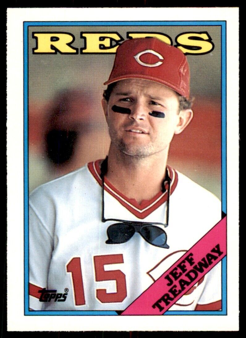 1988 TOPPS TRADED JEFF TREADWAY CINCINNATI REDS #122T