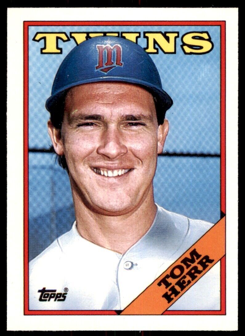 1988 TOPPS TRADED TOM HERR MINNESOTA TWINS #49T