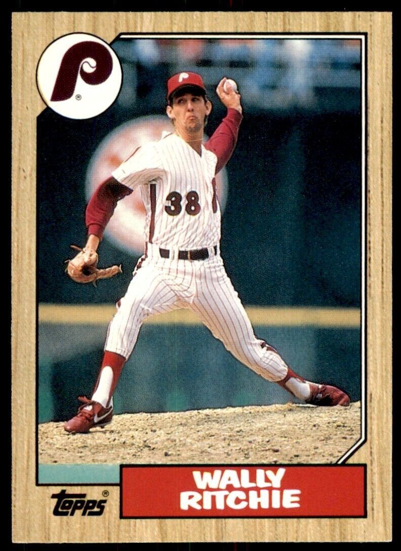 1987 TOPPS TRADED WALLY RITCHIE PHILADELPHIA PHILLIES #103T