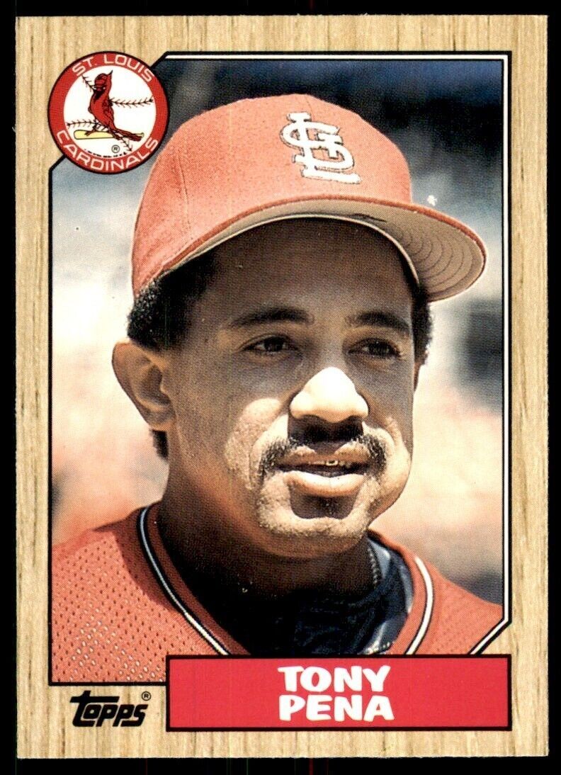 1987 TOPPS TRADED TONY PENA ST. LOUIS CARDINALS #95T