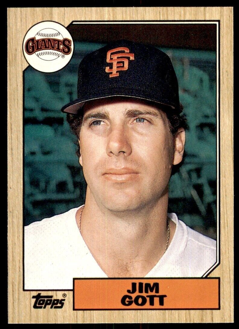 1987 TOPPS TRADED JIM GOTT SAN FRANCISCO GIANTS #39T
