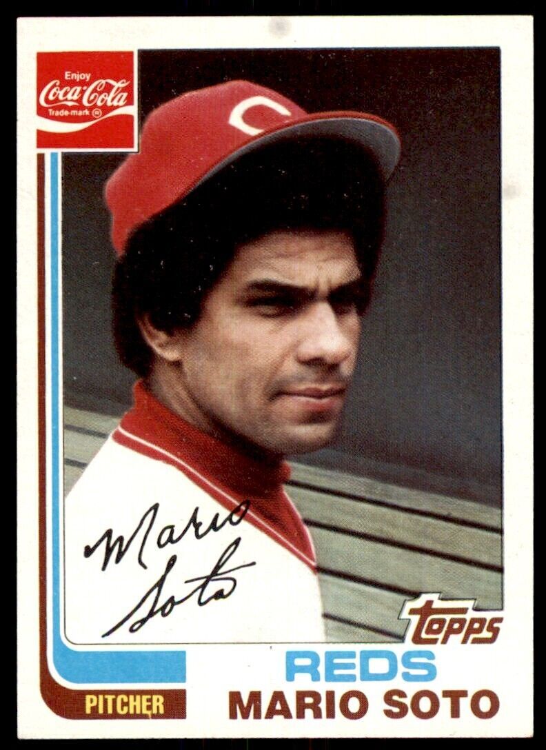 1982 TOPPS COCA-COLA MARIO SOTO CINCINNATI REDS #20