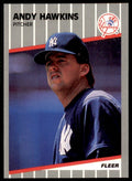1989 FLEER UPDATE ANDY HAWKINS NEW YORK YANKEES #U-50