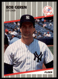1989 FLEER UPDATE BOB GEREN NEW YORK YANKEES #U-48
