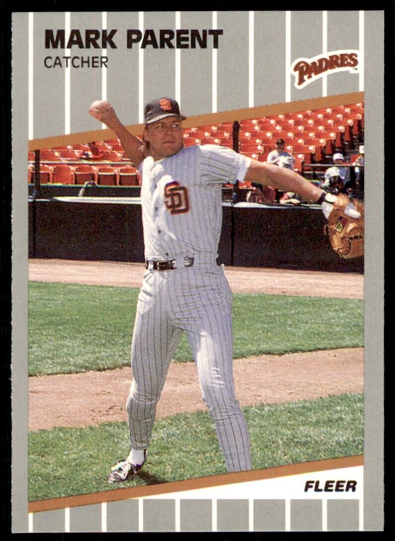 1989 FLEER UPDATE MARK PARENT SAN DIEGO PADRES #U-125