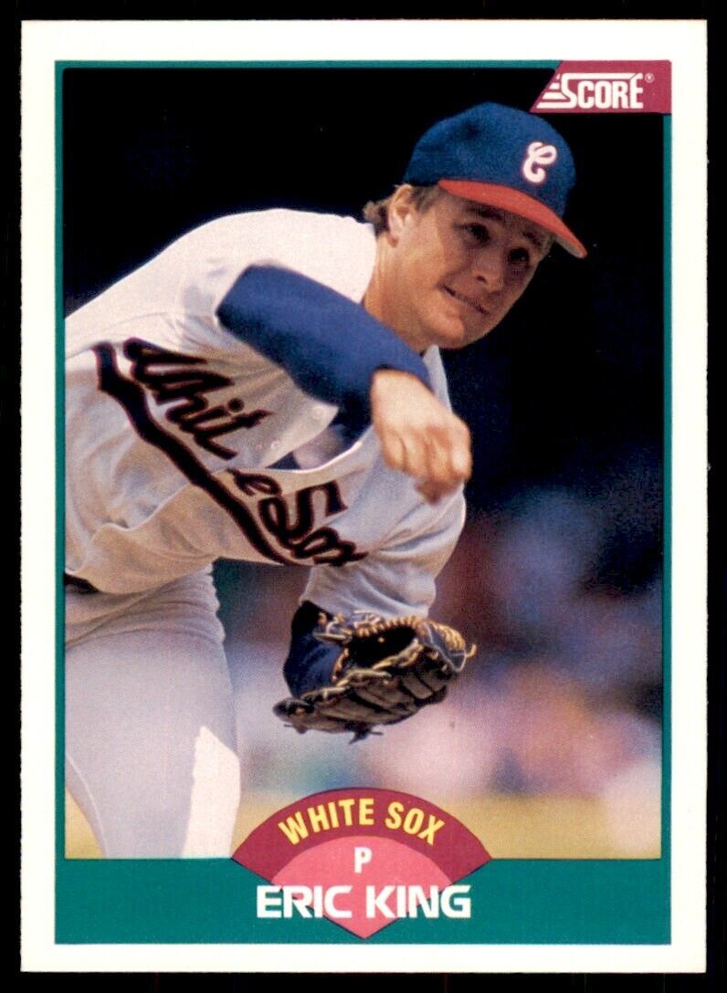 1989 SCORE TRADED ERIC KING CHICAGO WHITE SOX #26T