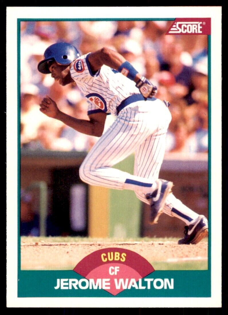 1989 SCORE TRADED JEROME WALTON CHICAGO CUBS #85T