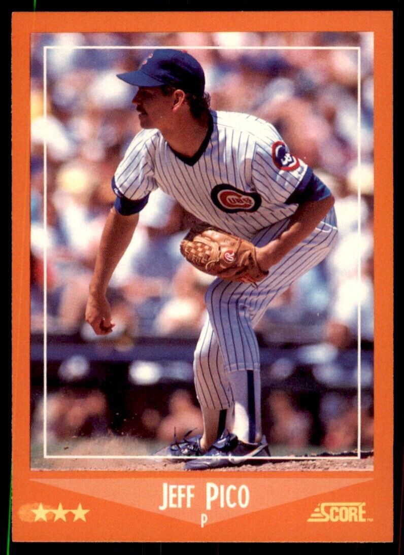 1988 SCORE TRADED. JEFF PICO CHICAGO CUBS #94T