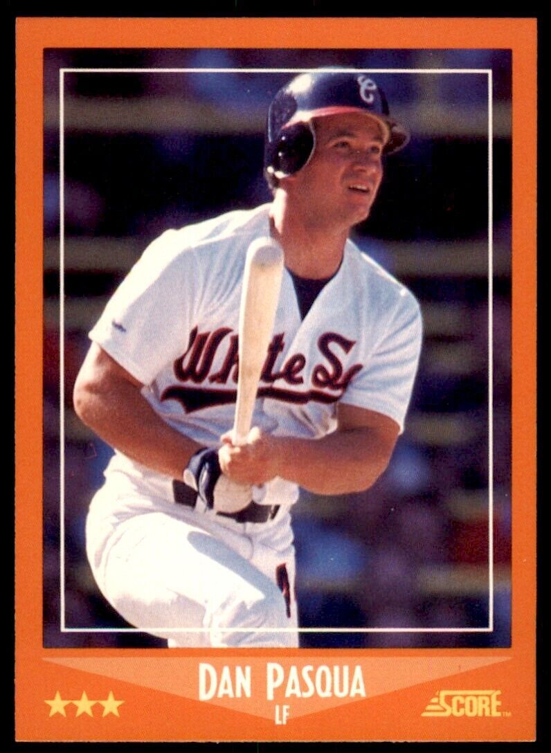 1988 SCORE TRADED DAN PASQUA CHICAGO WHITE SOX #56T