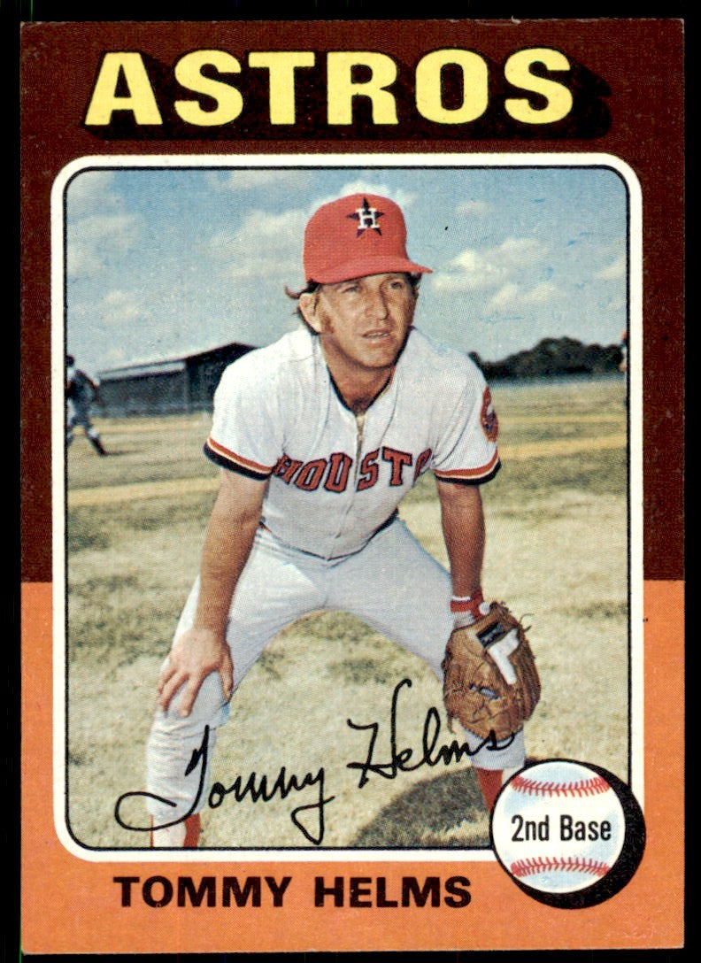 1975 TOPPS TOMMY HELMS HOUSTON ASTROS #119