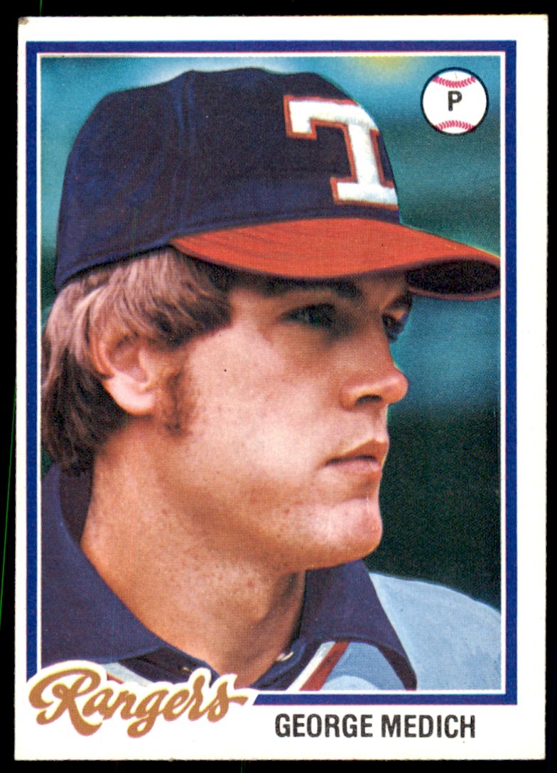 1978 TOPPS GEORGE MEDICH TEXAS RANGERS #583