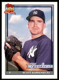 1991 TOPPS TRADED SCOTT KAMIENIECKI NEW YORK YANKEES #66T