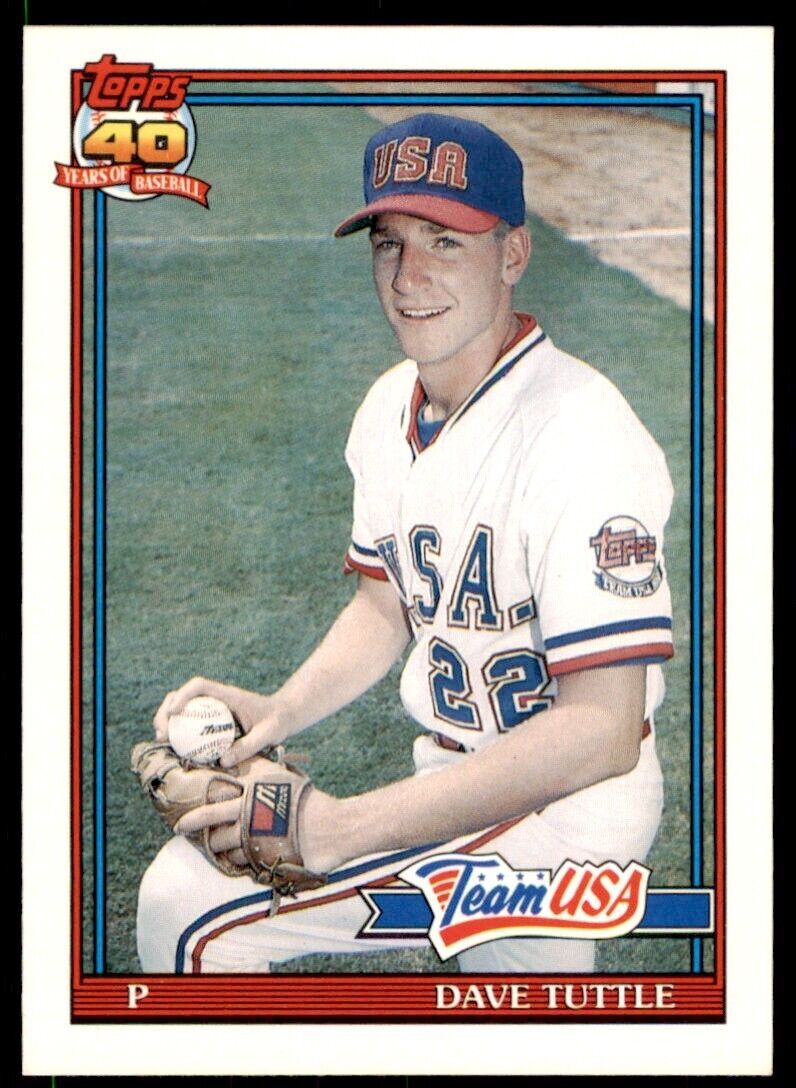 1991 TOPPS TRADED DAVID TUTTLE USA #122T