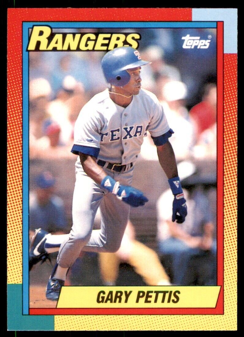 1990 TOPPS TRADED GARY PETTIS TEXAS RANGERS #94T