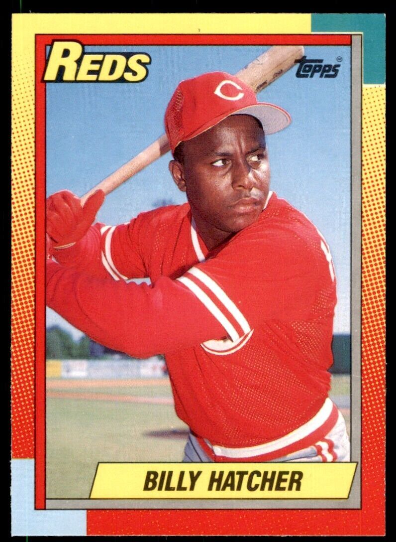 1990 TOPPS TRADED BILLY HATCHER CINCINNATI REDS #38T