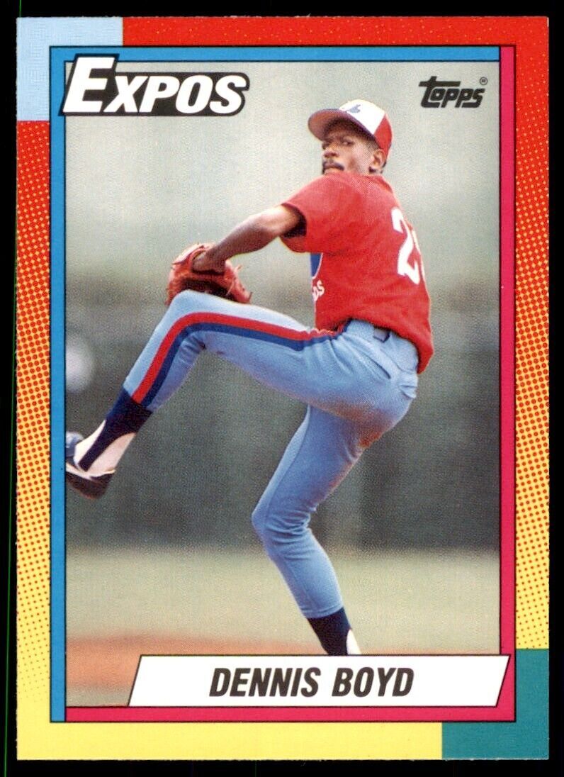 1990 TOPPS TRADED DENNIS BOYD MONTREAL EXPOS #12T