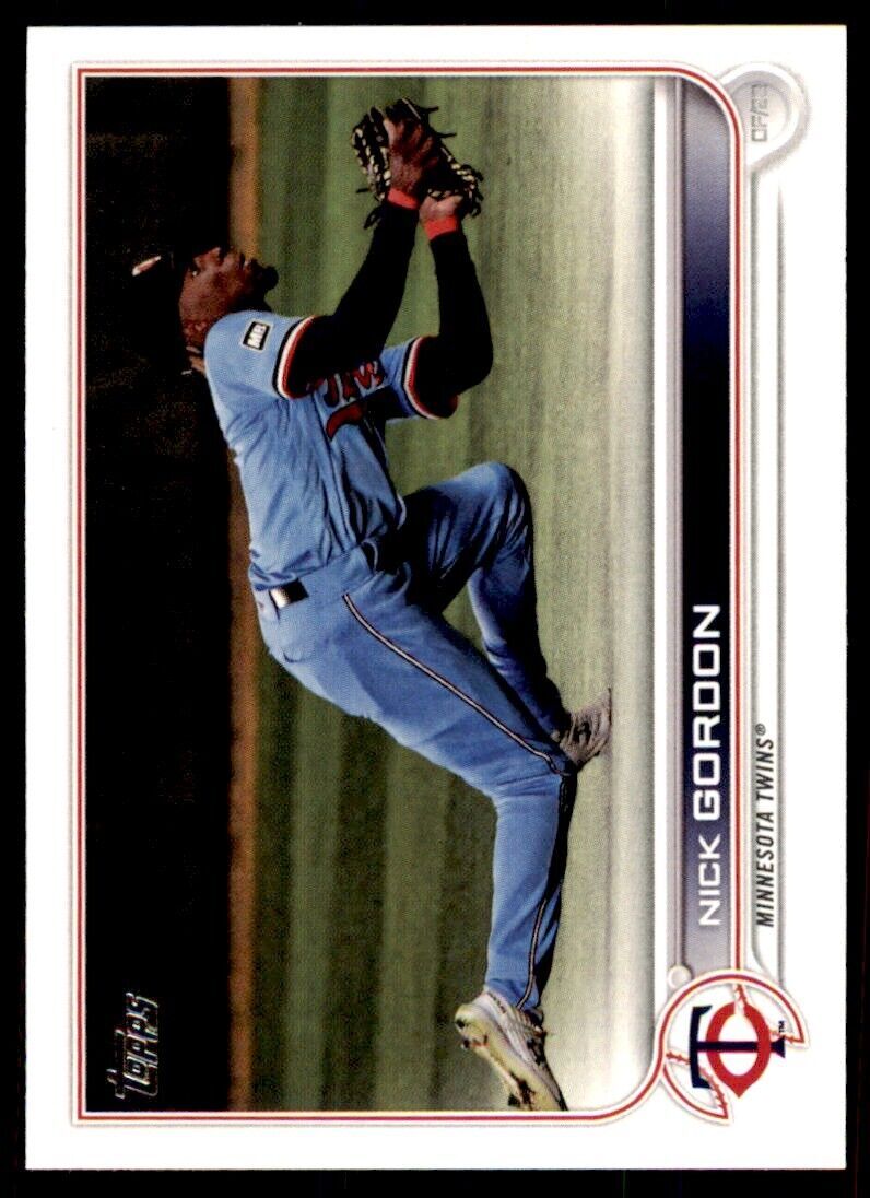 2022 TOPPS. NICK GORDON MINNESOTA TWINS #598
