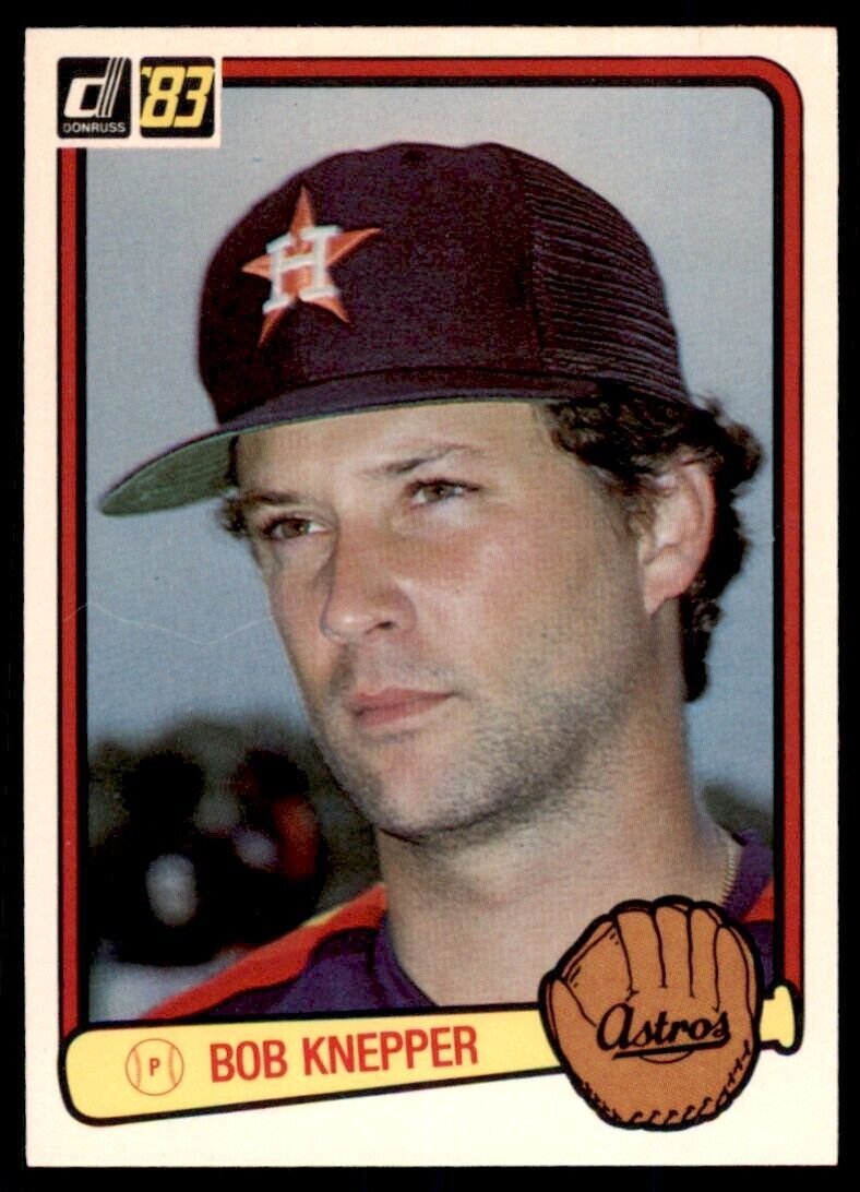 1983 DONRUSS BOB KNEPPER HOUSTON ASTROS #92