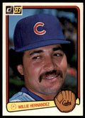 1983 DONRUSS WILLIE HERNANDEZ CHICAGO CUBS #174