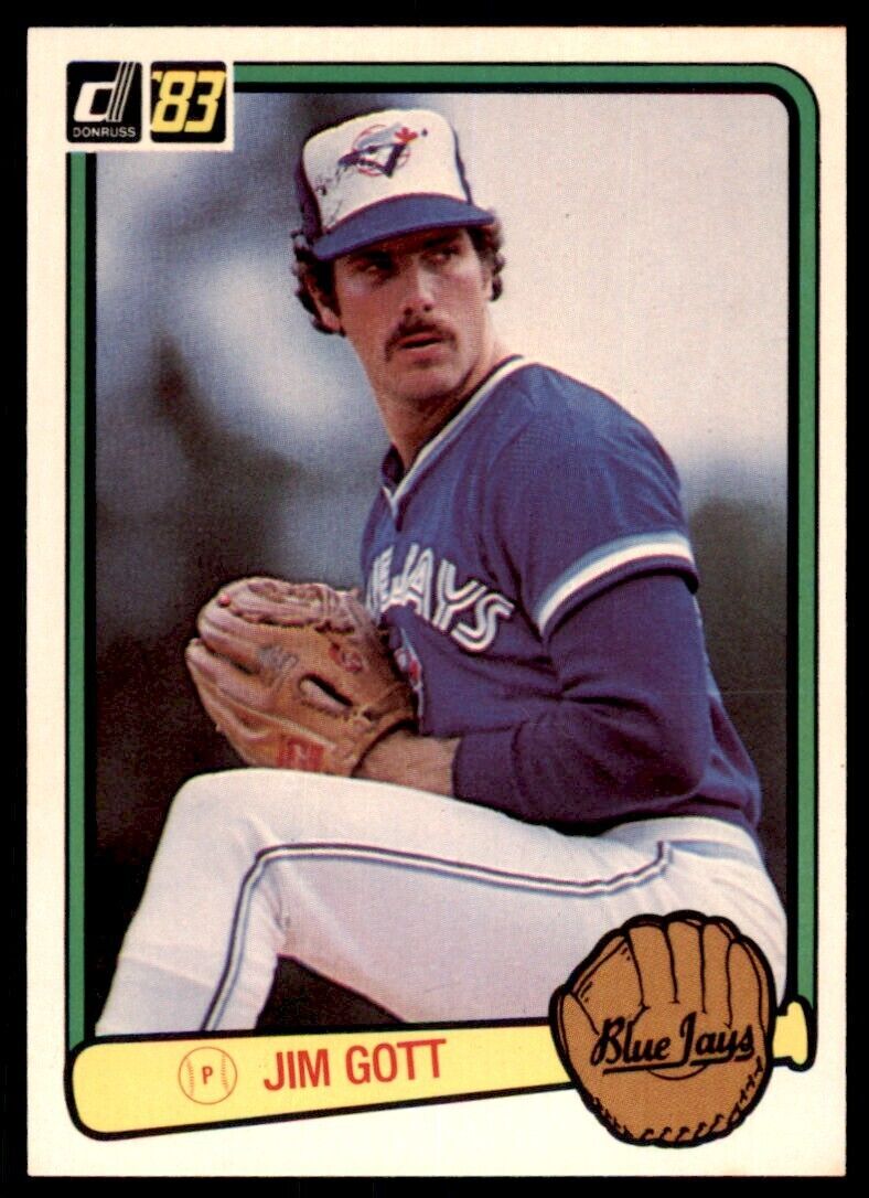 1983 DONRUSS JIM GOTT TORONTO BLUE JAYS #353