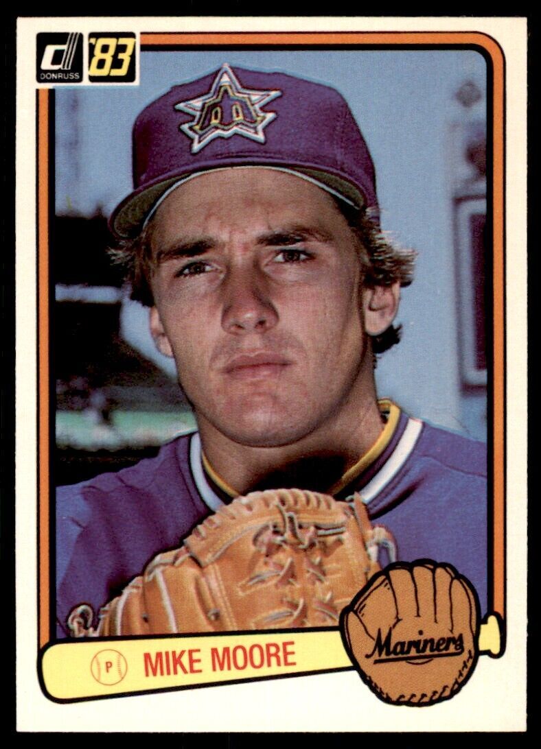 1983 DONRUSS MIKE MOORE SEATTLE MARINERS #428