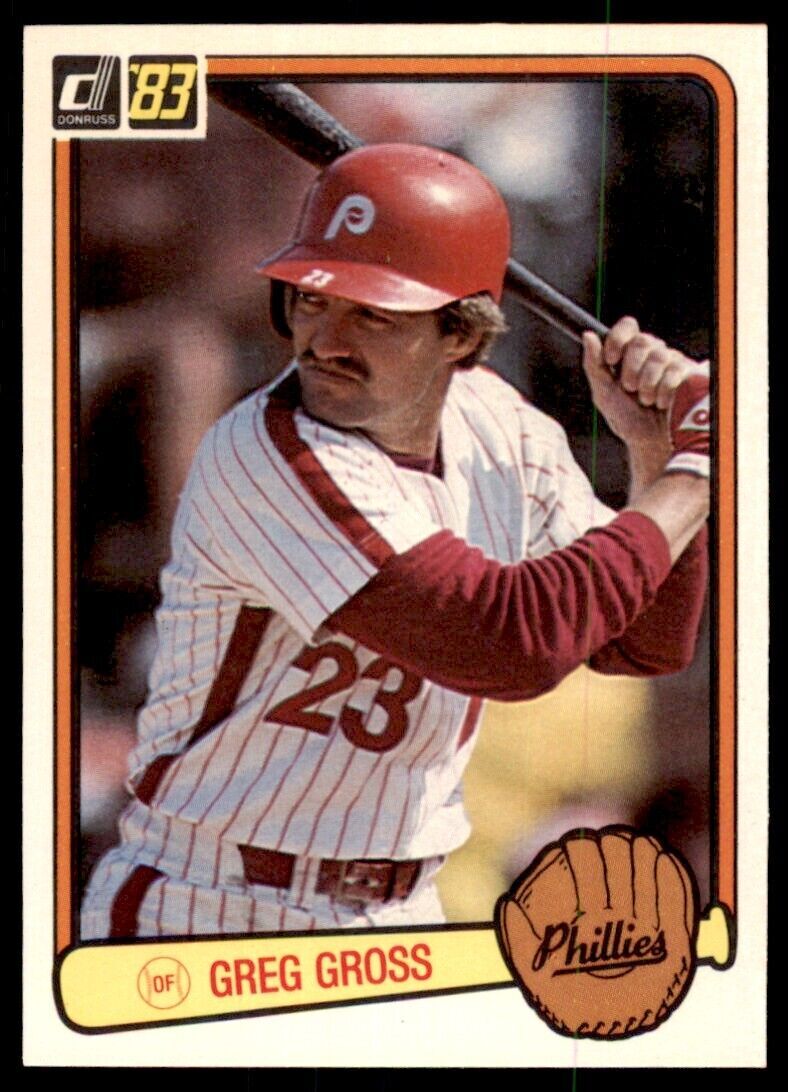 1983 DONRUSS GREG GROSS PHILADELPHIA PHILLIES #441