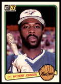 1983 DONRUSS ANTHONY JOHNSON TORONTO BLUE JAYS #629