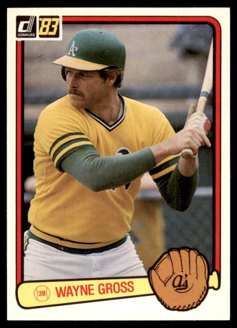 1983 DONRUSS WAYNE GROSS OAKLAND ATHLETICS #591