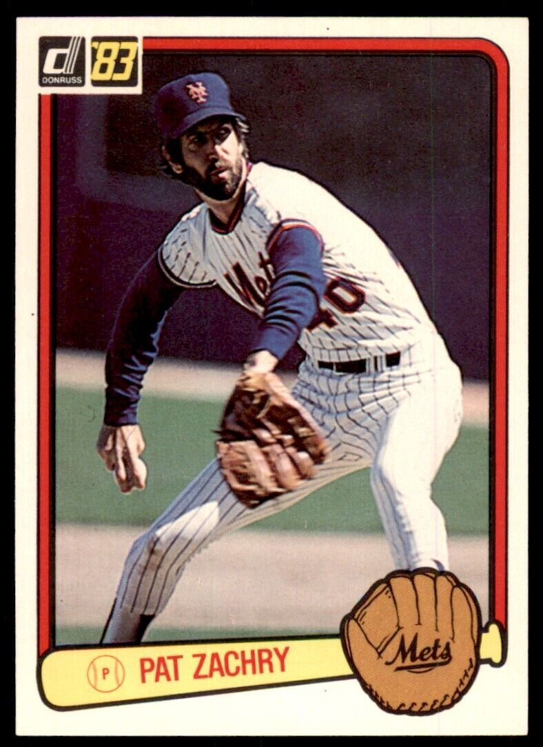 1983 DONRUSS PAT ZACHRY NEW YORK METS #560