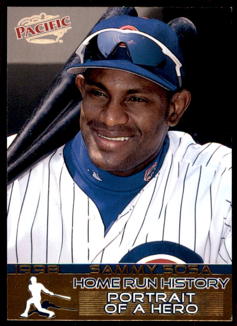 1998 Pacific Home Run History Sammy Sosa Chicago Cubs #2