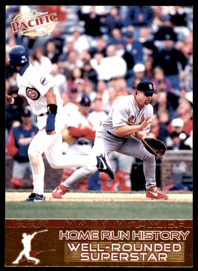 1998 Pacific Home Run History Mark McGwire Oakland Athletics #5