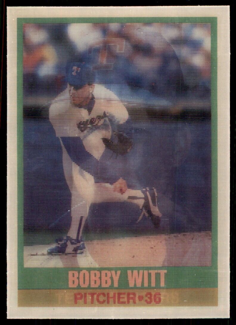 1989 SPORTFLICS BOBBY WITT TEXAS RANGERS #82