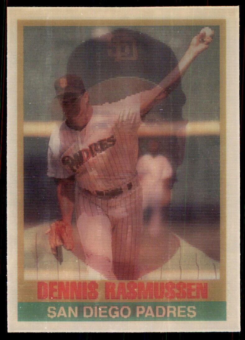 1989 SPORTFLICS. DENNIS RASMUSSEN. SAN DIEGO PADRES #212